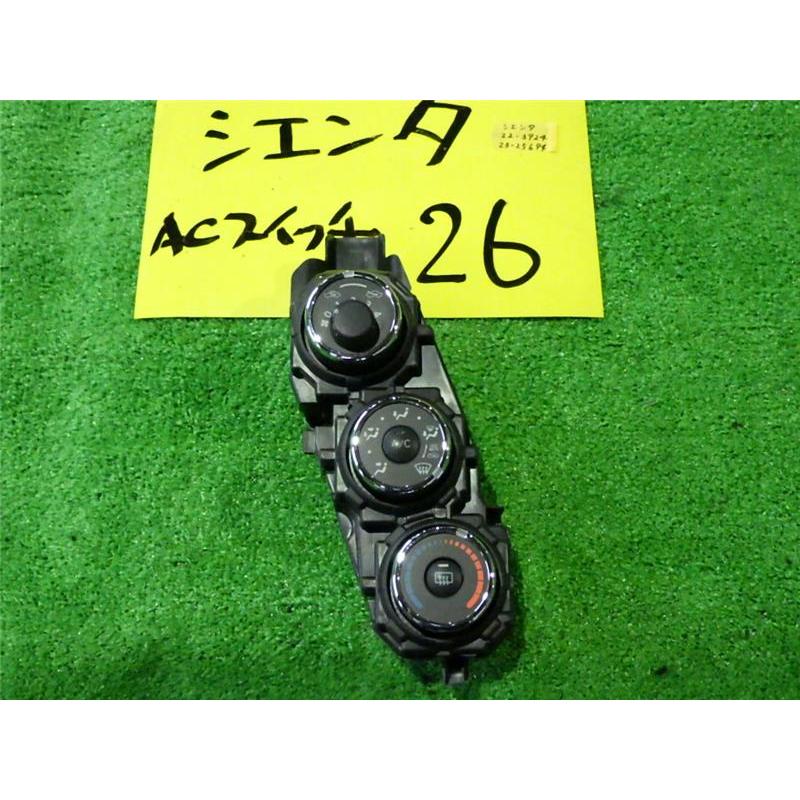 トヨタ 純正 シエンタ 《 NSP170G 》 エアコンスイッチパネル P40200