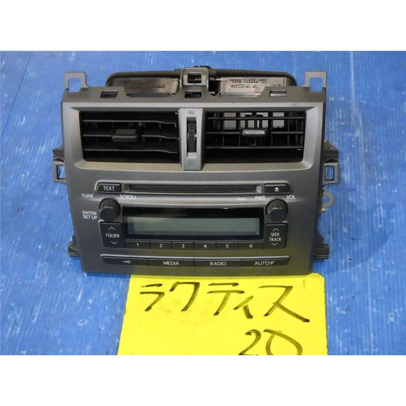 トヨタ 純正 ラクティス 《 NCP120 》 オーディオ P40200-25028989