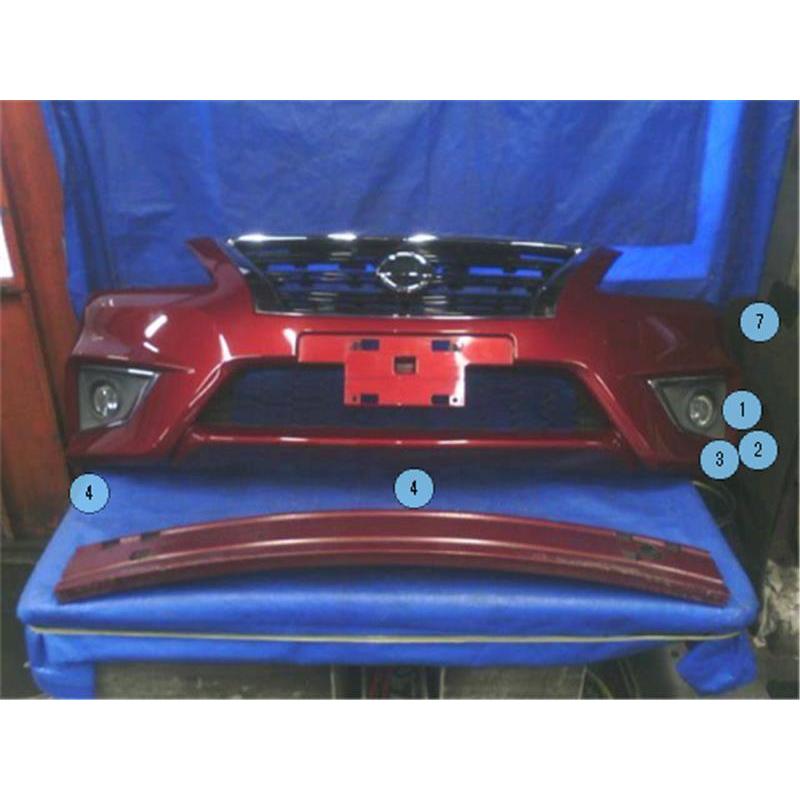 日産 純正 ブルーバードシルフィ 《 TB17 》 フロントバンパー P42400 