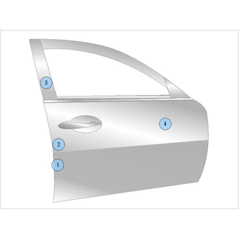 【ご確認用】 ホンダ 純正 グレイス 《 GM4 》 右フロントドア 67010-T9P