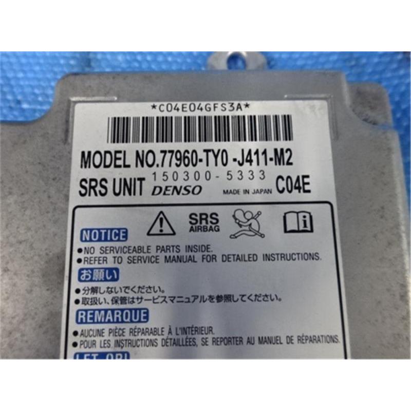 ホンダ 純正 N-BOX 《 JF1 》 エアバッグコンピューター 77960 ホンダ 純正 N-BOX 《 JF1 》 エアバッグコンピューター 77960