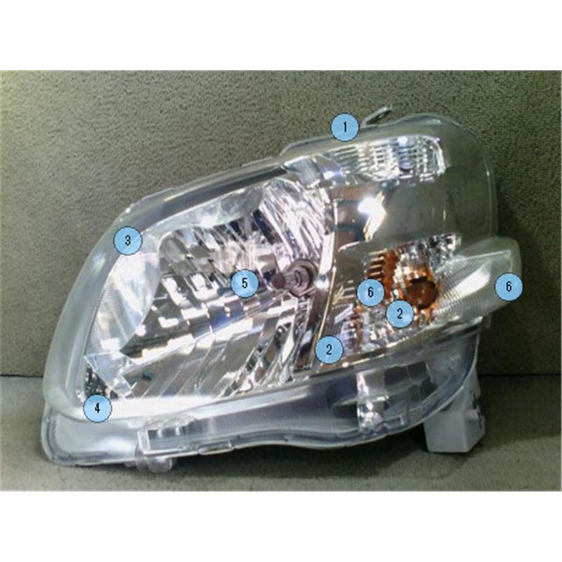 ダイハツ 純正 タント 《 LA600S 》 左ヘッドライト P80100-26009350