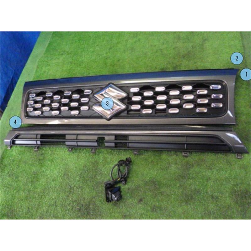 スズキ フロントグリル 上下セット 型番72111-79R5 ☆美品☆ スズキ スペーシアカスタム MK53S 前期 純正 グリル