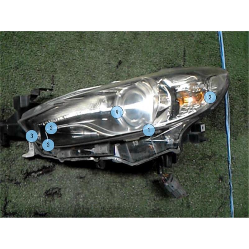 マツダ 純正 アテンザ 《 GJ5FP 》 左ヘッドライト P91600-23016193