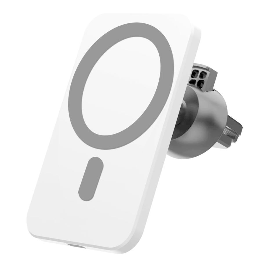 15ワット磁気ワイヤレス車 充電器マウントiphone12用スタンドミニプロマックスプロmagsafe高速ワイヤレス充電車 充電器スタンド