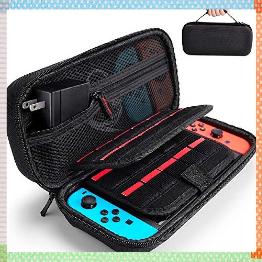 着後レビューで 送料無料 Nswitch用 ケース スイッチ キャリングケース保護カバー 収納バッグ