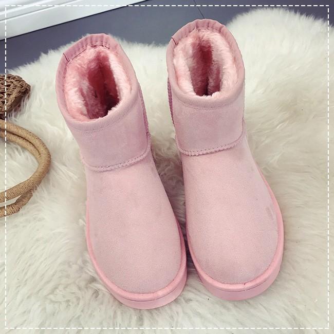 YELLO ピンク 厚底ムートンブーツ 【公式通販】