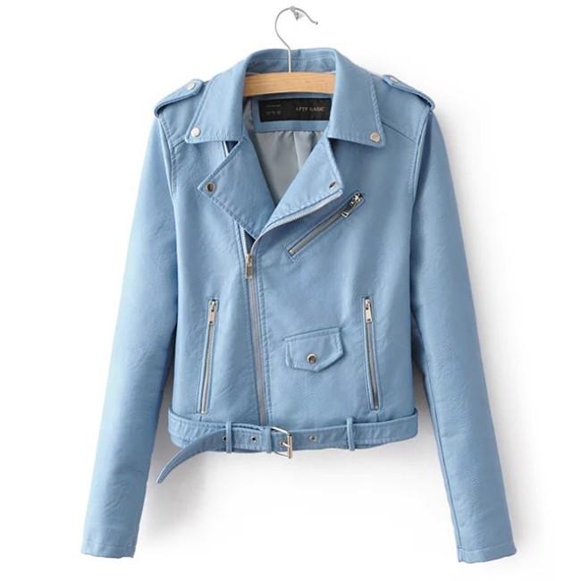 PUレザー ジャケット レディース コート フェイクレザー