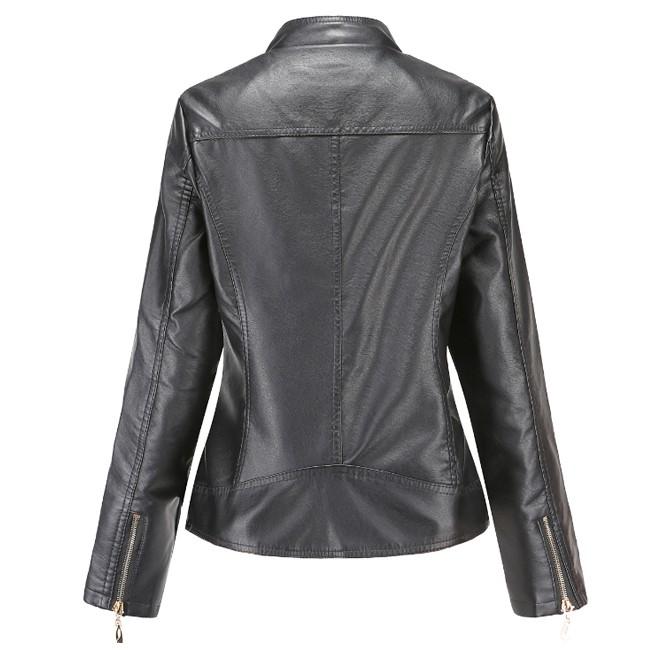 PUレザー ジャケット レディース コート フェイクレザー ブルゾン
