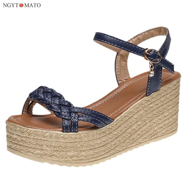 ウェッジサンダル レディース 厚底 ウェッジソール サンダル