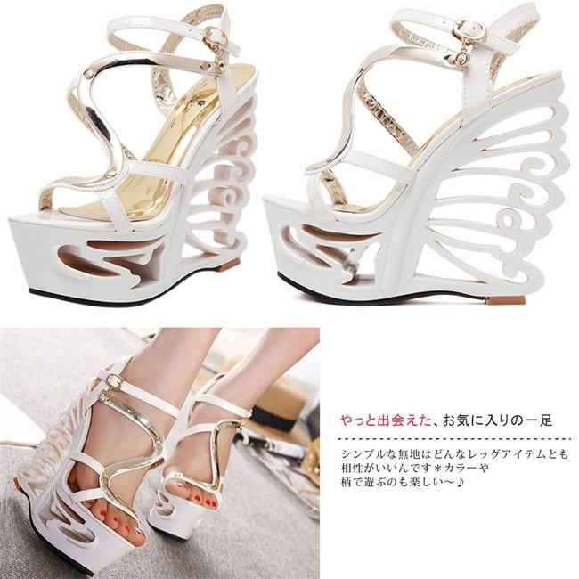 【Steve Madden】大人可愛いおしゃれ美脚ハイヒールサンダル ハイヒールサンダル レディース ウェッジソール 大人 おしゃれ
