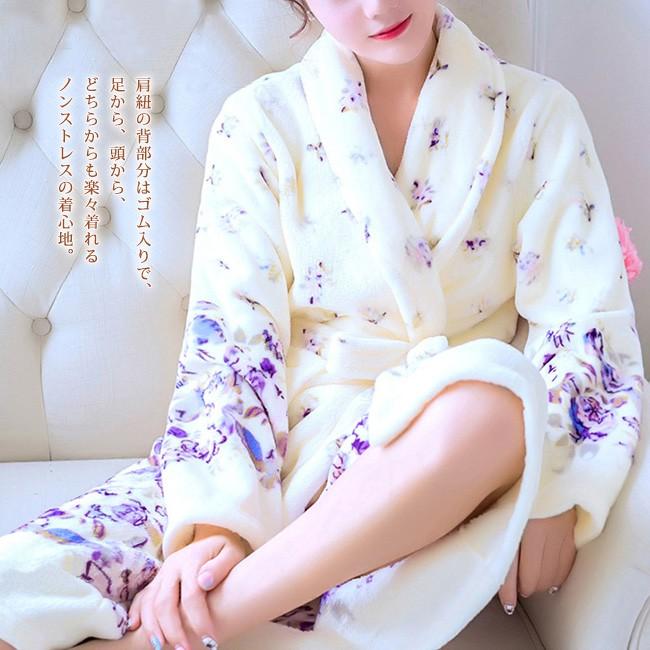 ルームウェア レディース ガウン ナイトガウン パジャマ 花柄 寝巻き ルームウェア バスローブ もこもこ ふわふわ 暖かい 可愛い 部屋着 寝間着 大きいサイズ spxk06 Ngytomato 通販 Yahoo ショッピング