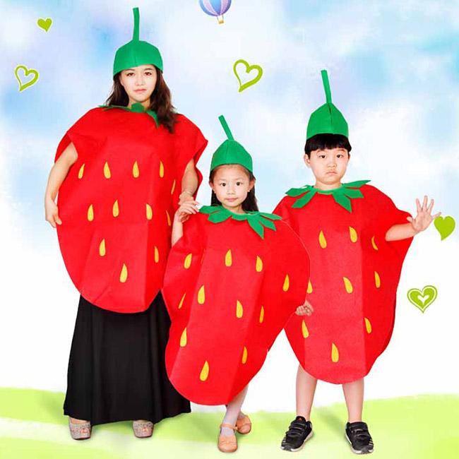 コスプレ コスチューム 果物 家族 親子 いちご 大人用 子供用 コスプレ コスチューム 果物 家族 親子 いちご 大人用 子供用