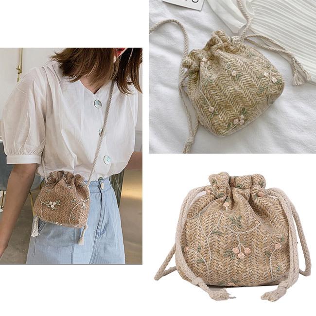 カゴバッグ ショルダーバッグ ハンドバッグ 肩掛けバッグ