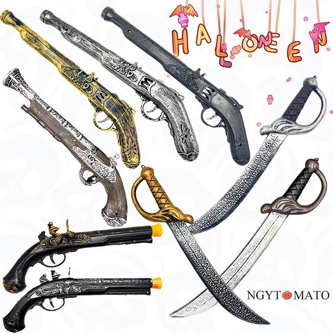 パイレーツ 映画小道具 古兵器 武具 模造刀 cosplay コレクション ハロウィン 小道具 海賊 パイレーツ コスプレ道具 仮装 海賊道具 銃