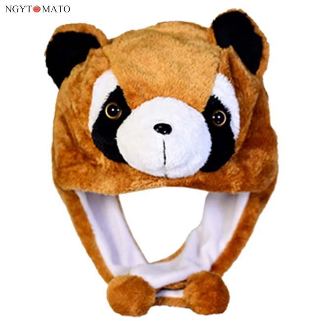 帽子 動物 耳あて うさぎ パンダ オオカミ 象 ハロウィン コスプレ