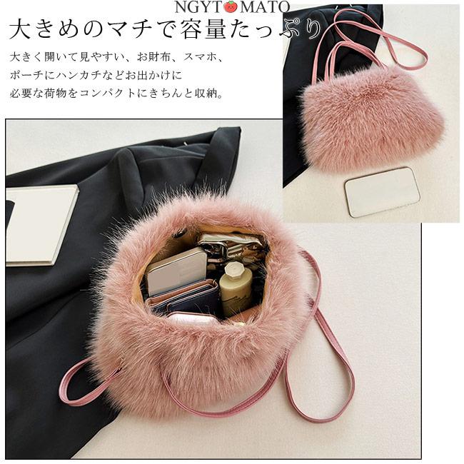 ファーバッグ レディース 2way ショルダーバッグ ハンドバッグ ボア