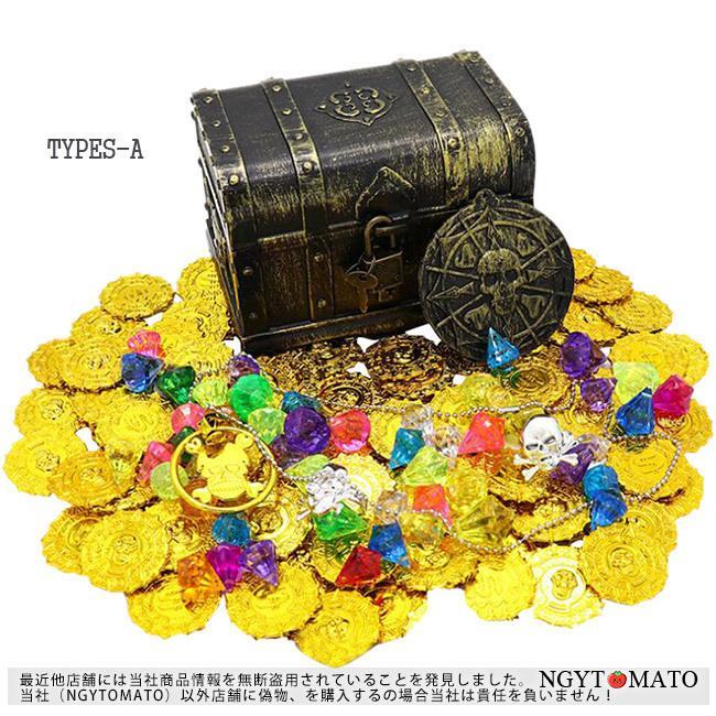 新品未使用 ハロウィン 仮装 パイレーツ 舞台小道具 コスプレ 海賊バッグ 宝箱 ハロウィン 小道具 海賊 パイレーツ 金貨 銀貨 銅貨 コスプレ道具 仮装