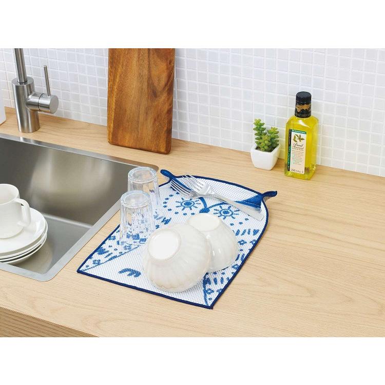マーナ　MARNA　どうぶつディッシュマット　フクロウ　ネイビー　K706NV | marna