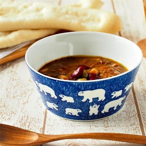 みのる陶器　白くま　軽量切立パック M 　蓋別売　オリジナル　2個セット 日本製 美濃焼　定形外郵便/ゆうパック発送 |  | 03