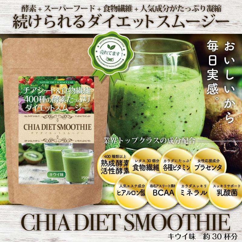 チアシード ダイエット スムージー ドリンク 置き換え ファスティング