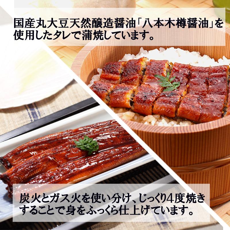鹿児島県産鰻備長炭焼120g✕10尾、冷凍うなぎ蒲焼、有頭タレ付き。丁寧
