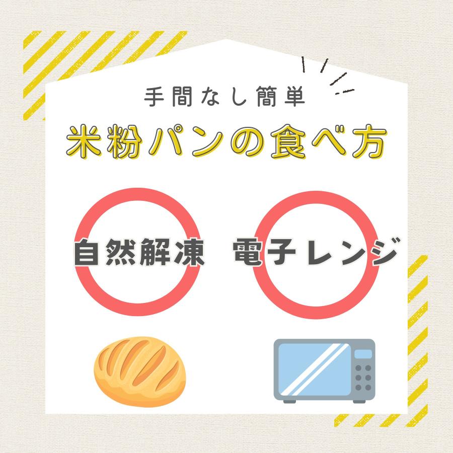 送料無料 パン 米粉パン 特定原材料8品目不使用 グルテンフリー 日本ハム みんなの食卓 お米で作ったまあるいパン 275g×10袋 冷凍｜nhmk｜05