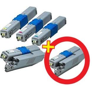 OA機器 OKI TNR-C4HM1 OKI対応 TNR-C4HK1 C4HC1 C4HM1 C4HY1 リサイクルトナー (4色セット) +