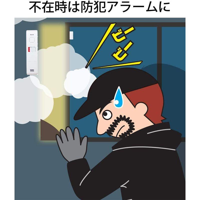 メーカー公式ショップメーカー公式ショップリーベックス(Revex) チャイム ドア 窓用 窓ドア開閉センサー アラーム 選べる16種類の音・音量調整 防犯 ホワイト HSA-M4W その他防災、防犯、セーフティ 中西産業 開窓 カムラッチハンドル R DC-615AR