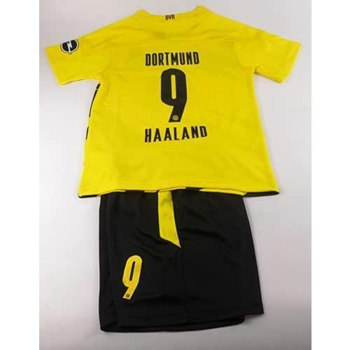 大人用 ハーランド ユニフォーム 上下セット ドルトムント ホーム レプリカ ブラウト 5 大好評 アーリング Gv ノルウェー代表 9番