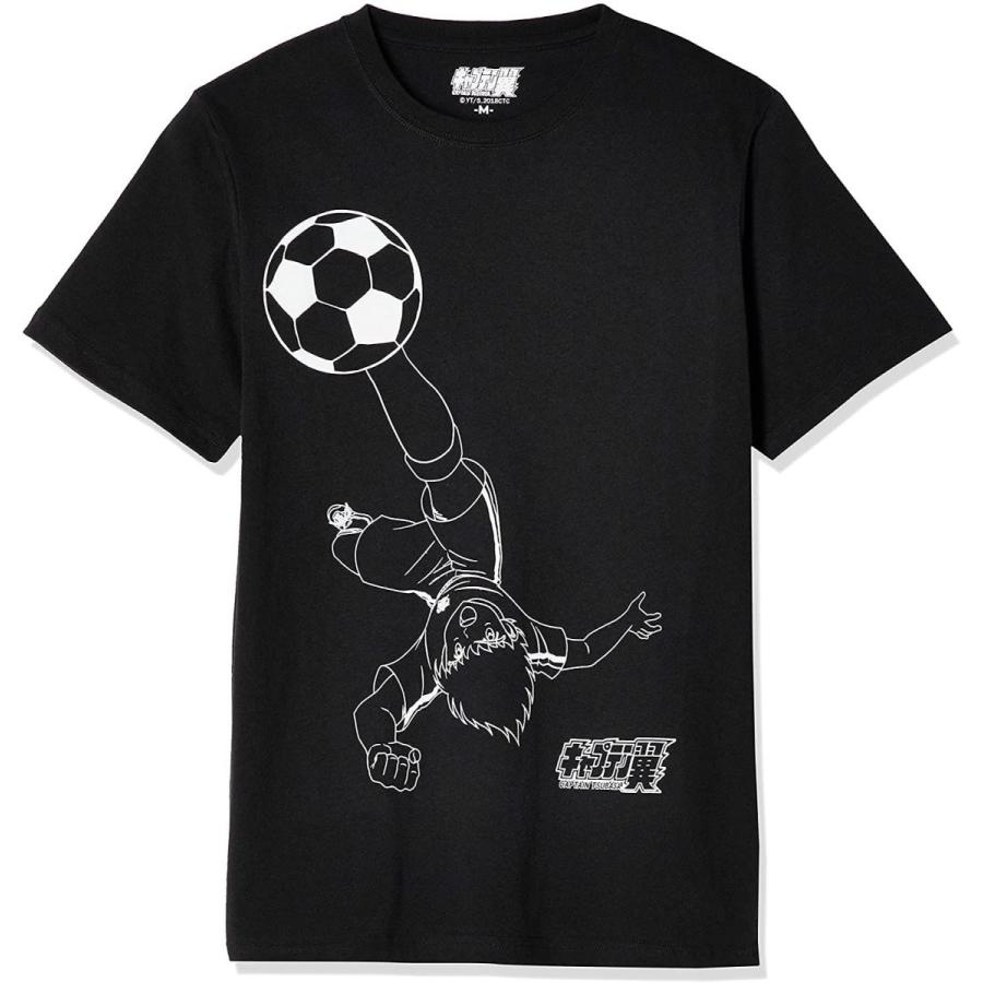 キャプテンツバサ Tシャツ キャプテン翼 オーバーヘッドキック 大空翼 半袖 ブラック 日本 L 日本サイズl相当 ネクストイノベーション 通販 Yahoo ショッピング