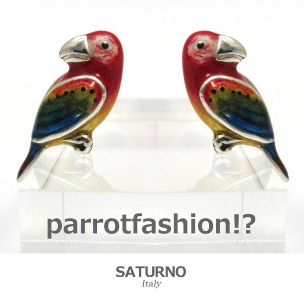 当店通常価格16500円】インコのラペルピン SATURNO イタリア製 ピン