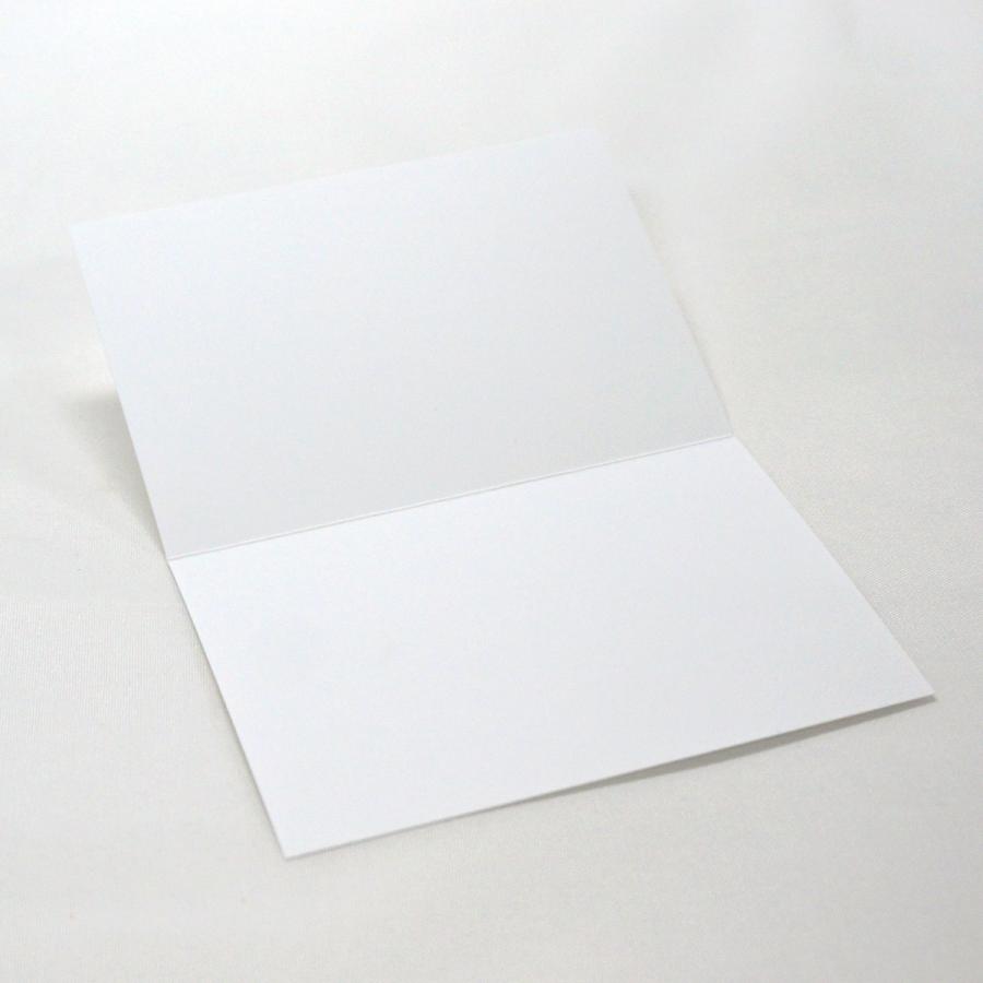 A6サイズ 2つ折カード 【50枚入】インクジェット専用紙 ホワイト 席札