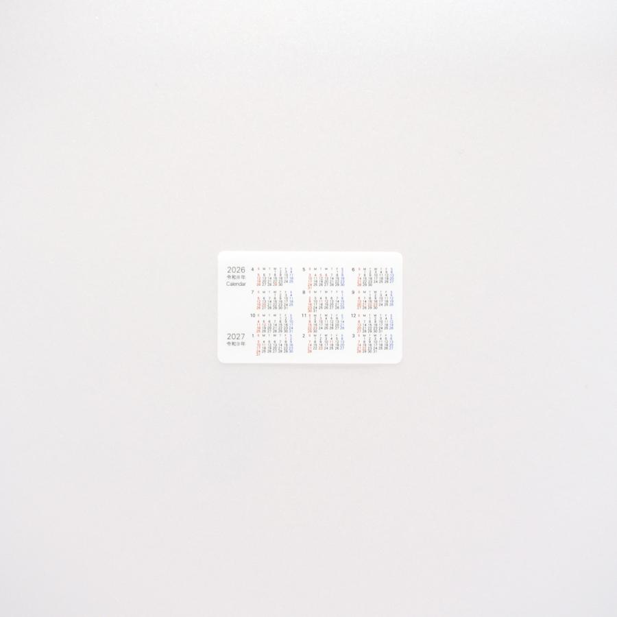 【4月始まり】2025年 貼ってはがせるカレンダー【SS】シール 1年間 名刺サイズ スマートフォン オフィス パソコン回り  糊残りなし 日曜始まり 月曜始まり |  | 01