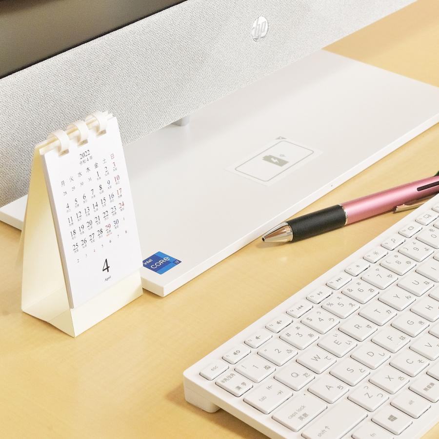 1円 最新コレックション 4月始まり 22年 卓上カレンダー ミニ シンプル おしゃれ スリム オフィス 小さい 六曜 日曜始まり 月曜始まり 22年4月 23年4月 たて型