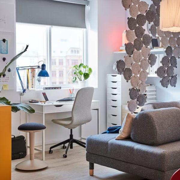 IKEA イケア ALEX アレクス：デスク100x48 cm ホワイト（304.735.59