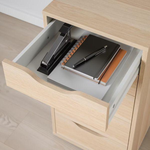 IKEA ALEX 引き出しユニット ALEX アレクス 引き出しユニット ハンギングフォルダー用収納部付き