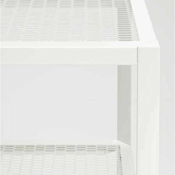 イケア IKEA BAGGEBO バッゲボー テレビ台, メタル/ホワイト