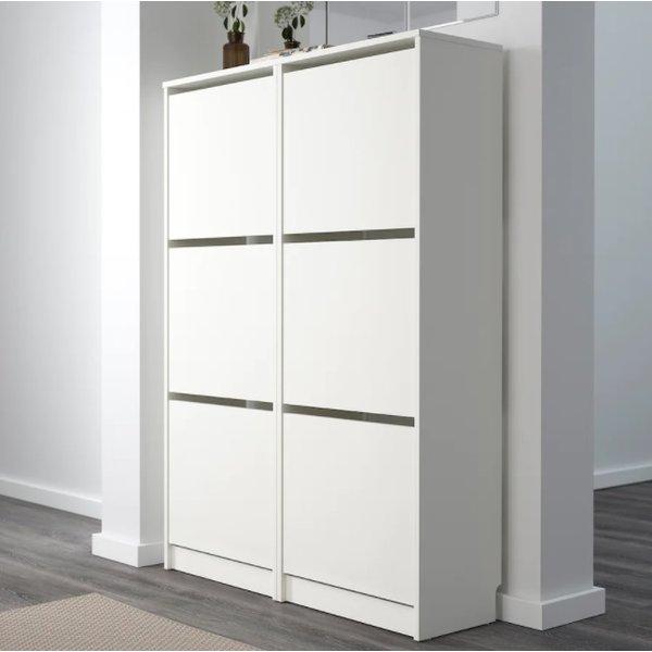 イケア（IKEA） BISSA ビッサ 靴収納用キャビネット 3コンパートメント