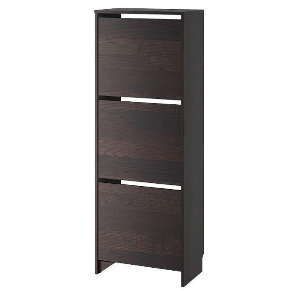 イケア（IKEA） BISSA ビッサ 靴収納用キャビネット 3コンパートメント
