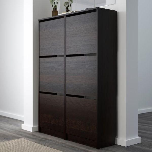 イケア（IKEA） BISSA ビッサ 靴収納用キャビネット 3コンパートメント