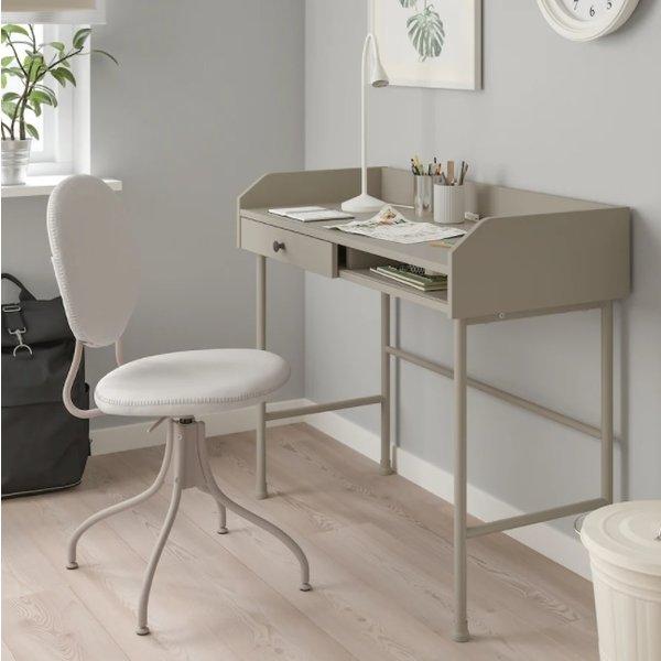 IKEA HAUGA ベージュ パソコンデスク イケア（IKEA） HAUGA ハウガ デスク, ベージュ100x45 cm 304.776.75