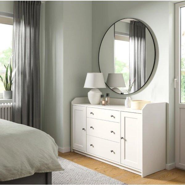 イケア IKEA HAUGA ハウガ サイドボード, ホワイト140x84 cm