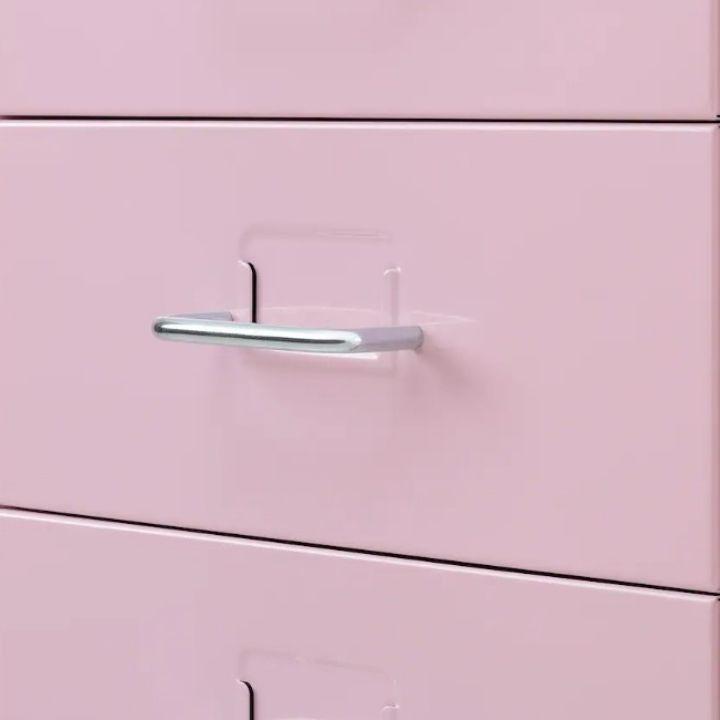 IKEA ヘルメル ピンク イケア（IKEA） HELMER ヘルメル 引き出しユニット キャスター付き