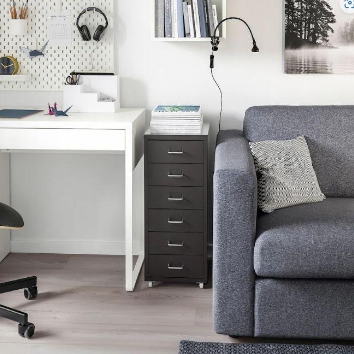 IKEA　ヘルメル　完成品　組み立て済 イケア（IKEA） HELMER ヘルメル 引き出しユニット キャスター付き