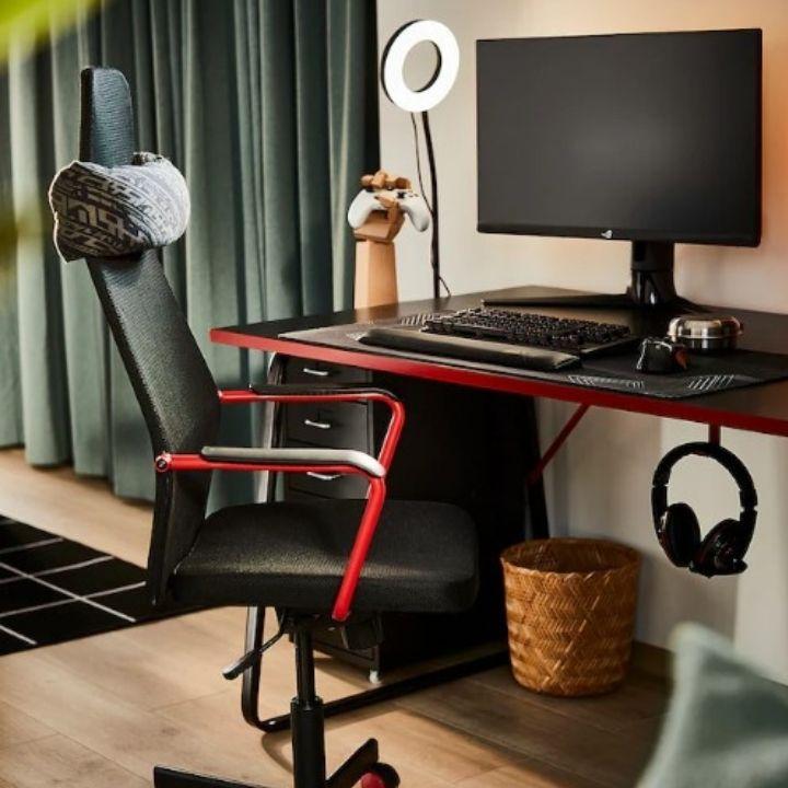 イケア（IKEA） HUVUDSPELARE フーヴドスペラレ ゲーミングデスク