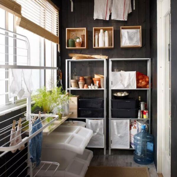 IKEA イケア HYLLIS ヒュッリス シェルフユニット, 室内 屋外用 亜鉛