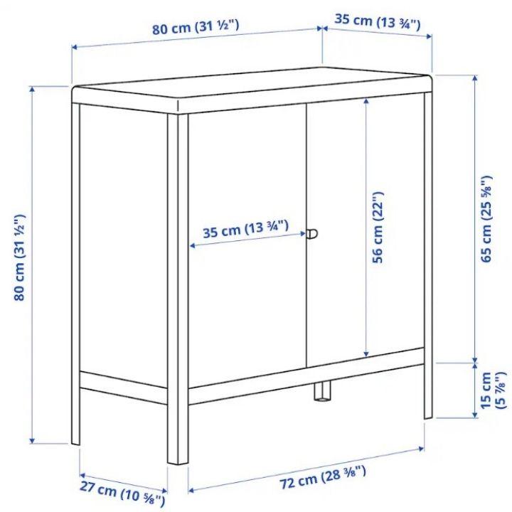 イケア（IKEA） KOLBJORN コールビョーン キャビネット 室内/屋外用