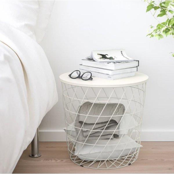 イケア IKEA KVISTBRO クヴィストブロー　サイドテーブル ランドリー イケア（IKEA） KVISTBRO クヴィストブロー リビングテーブル 収納付き
