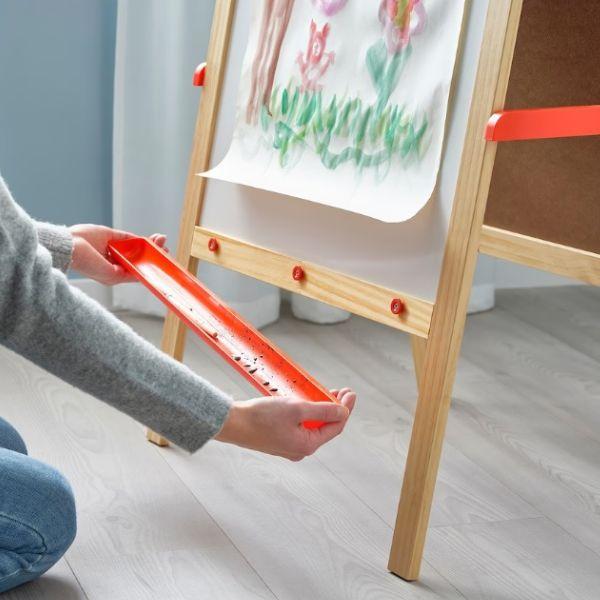 IKEA イケア MALA モーラ イーゼル ソフトウッドの画像